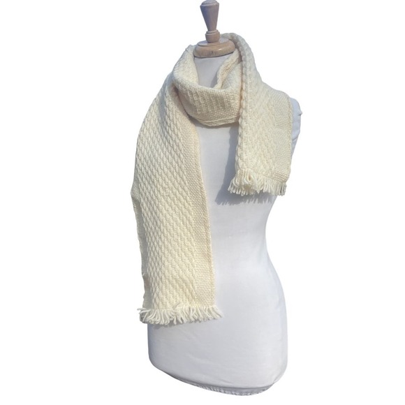 Branigan Weavers Irish Knit 100% Wool Scarf - Picture 5 of 12